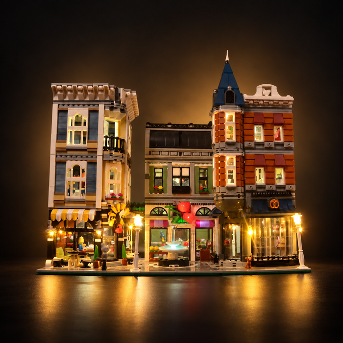 Light Kit Compatible with LEGO® Assembly Square Set 10255