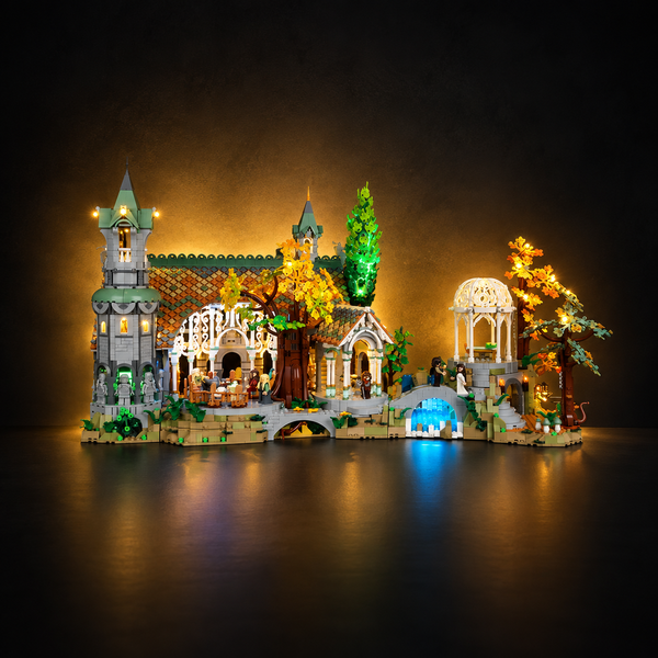 Light Kit Compatible with LEGO® The Lord of the Rings: Rivendell™ Set 10316