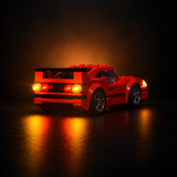 Light Kit Compatible with LEGO® Ferrari F40 Competizione Set 75890