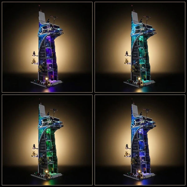 Light Kit Compatible with LEGO® Marvel Avengers™ Tower Set 76269