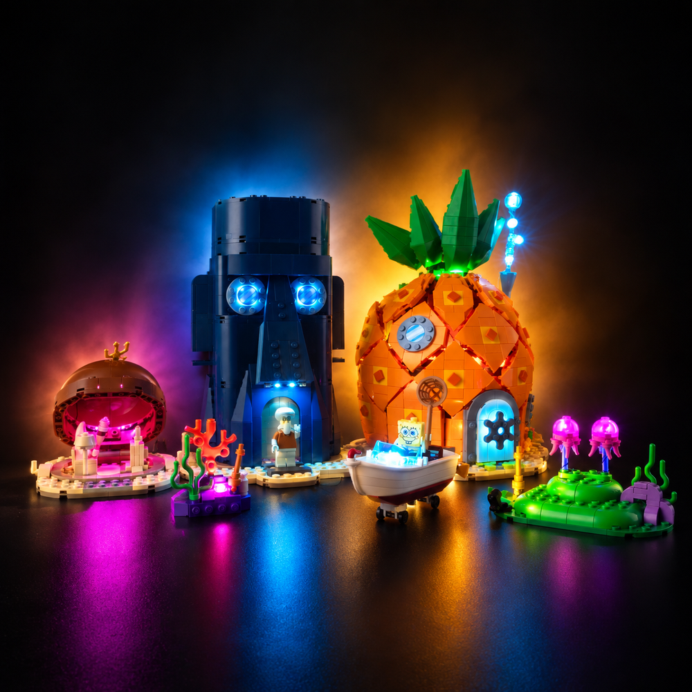 Light Kit Compatible with LEGO® SpongeBob SquarePants: Bikini Bottom Set 11386