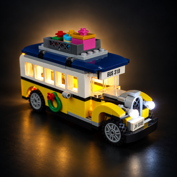 Light Kit Compatible with LEGO® Winter Village Station Set 10259