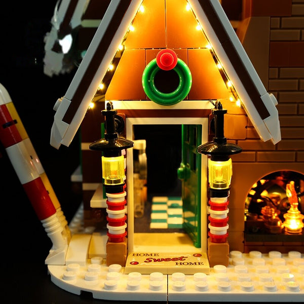 Light Kit Compatible with LEGO® Gingerbread House Set 10267