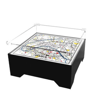 LEGO® 10307 Eiffel Tower Floating Stand with LED Lights & Paris City Map - brickzonehub