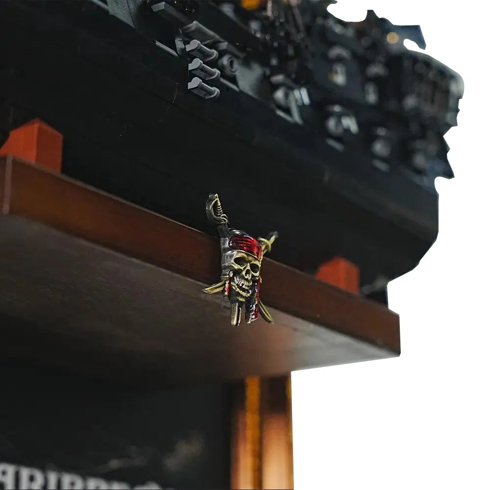Wall Display Frame Compatible with LEGO® Icons Captain Jack Sparrow's Pirate Ship 10365 Style A - View 7 - brkox