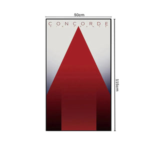 LED Wall Display Frame for LEGO® Icons Concorde Set 10318