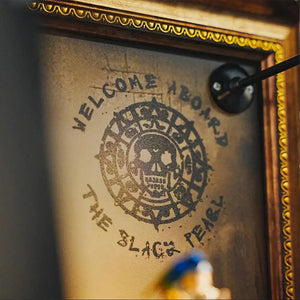 Wall Display Frame Compatible with LEGO® Icons Captain Jack Sparrow's Pirate Ship 10365
