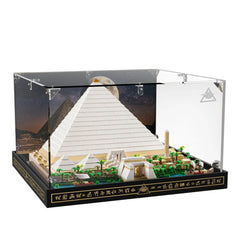LEGO® Great Pyramid of Giza Acrylic Display Case 21058 - brickzonehub