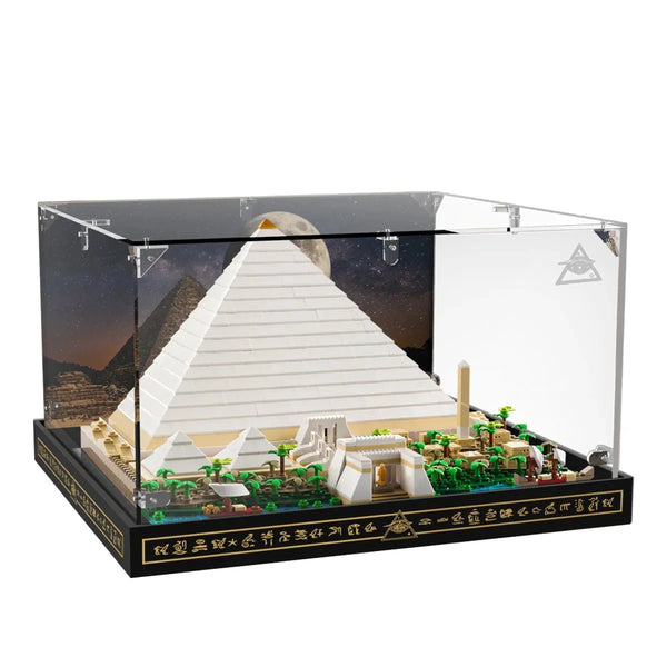 LEGO® Great Pyramid of Giza Acrylic Display Case 21058 - brickzonehub