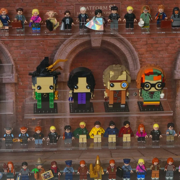 124 LEGO® Harry Potter™ Minifigures Wall Display Case