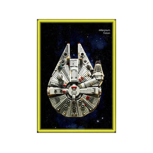 Wall Display Frame for LEGO® Star Wars™ Millennium Falcon 75257 | Hyperspace Rush