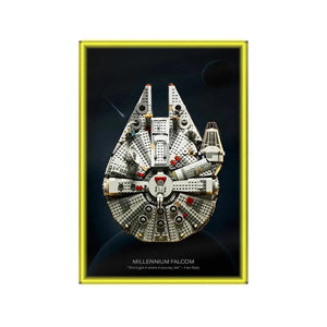 LEGO® Star Wars™ Millennium Falcon™ Wall Display Frame 75257 Style A - brkox