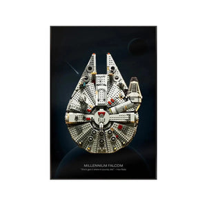 LEGO® Star Wars™ Millennium Falcon™ Wall Display Frame 75257 Style A - brkox