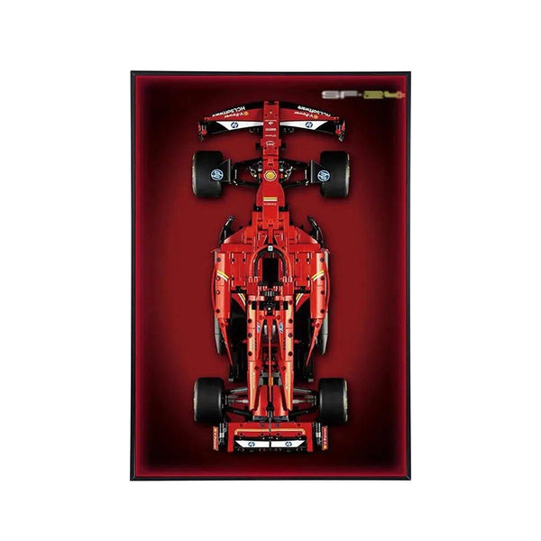 Premium Acrylic Wall Display Frame for LEGO® Ferrari F1 SF - 24 42207 - brickzonehub