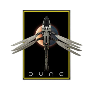 Premium Display Frame Compatible with LEGO® Dune Atreides Royal Ornithopter 10327 Style A - brickzonehub