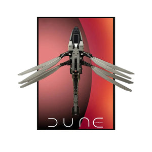 Premium Display Frame Compatible with LEGO® Dune Atreides Royal Ornithopter 10327 Style B - brickzonehub