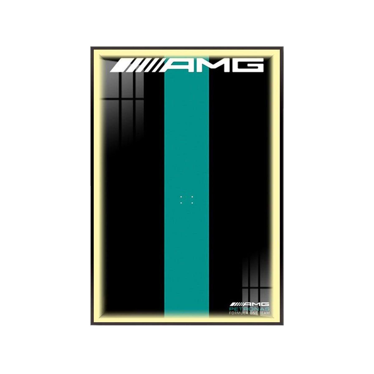 Wall Display Frame for LEGO® Technic™ Mercedes-AMG F1 W14 E Performance 42171 - View 3 - brkox