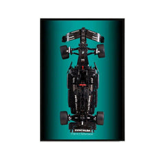 Premium Wall Display for LEGO® Mercedes - AMG F1 42171 Style C - brickzonehub