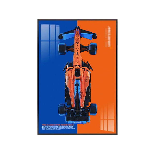 Premium Wall Display for LEGO® Technic™ McLaren F1 42141 - brickzonehub