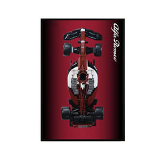 Premium Wall Display Frame Compatible with Alfa Romeo F1 Car - brickzonehub
