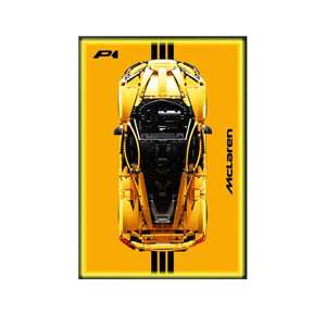Premium Wall Display Frame Compatible with LEGO® McLaren P1 42172 Style A - brickzonehub