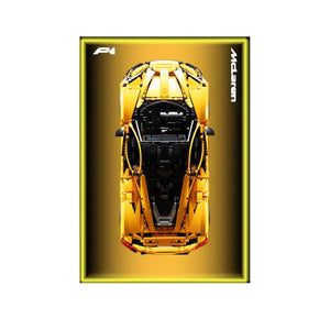Premium Wall Display Frame Compatible with LEGO® McLaren P1 42172 Style A