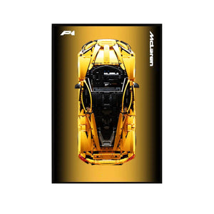 Premium Wall Display Frame Compatible with LEGO® McLaren P1 42172 Style A