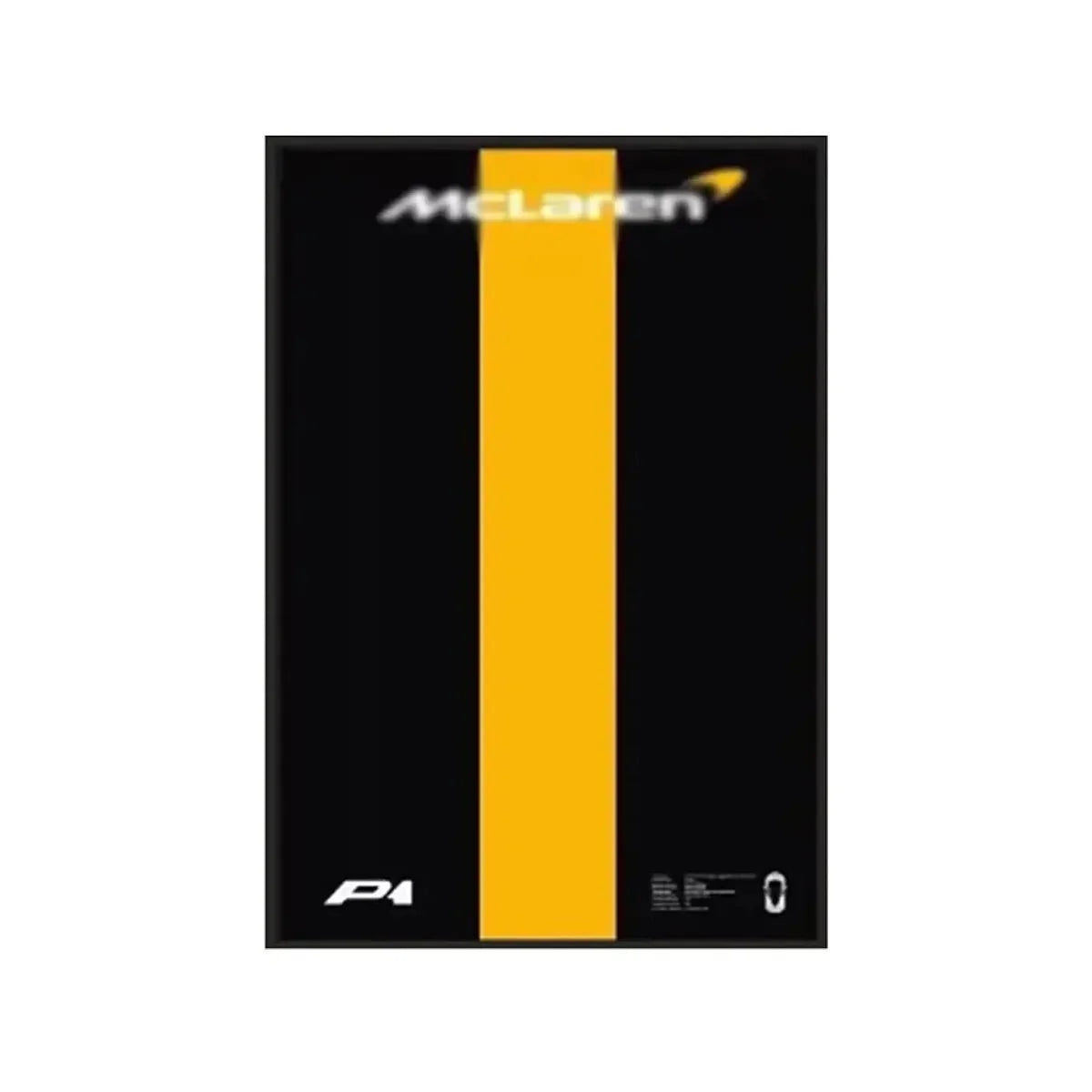 Premium Wall Display Frame for LEGO® 42172 McLaren P1 - brickzonehub