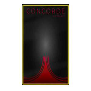 Premium Wall Mount Display Frame Compatible with LEGO® Icons Concorde 10318 Style A - brickzonehub