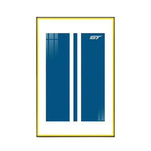Premium Wall Mount Display Frame for LEGO® Technic™ Ford GT 42154 - brickzonehub
