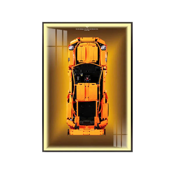 Premium Wall Mount Display Frame for LEGO® Technic™ Porsche 911 GT3 RS 42056