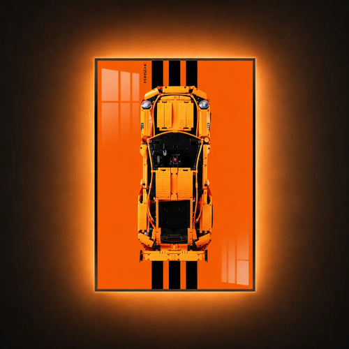 Premium Wall Mount Display Frame for LEGO® Technic™ Porsche 911 GT3 RS 42056