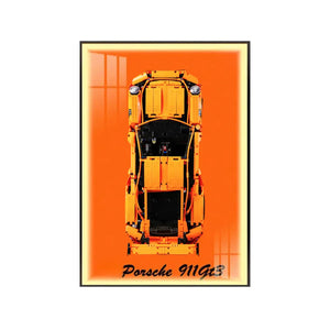 Premium Wall Mount Display Frame for LEGO® Technic™ Porsche 911 GT3 RS 42056
