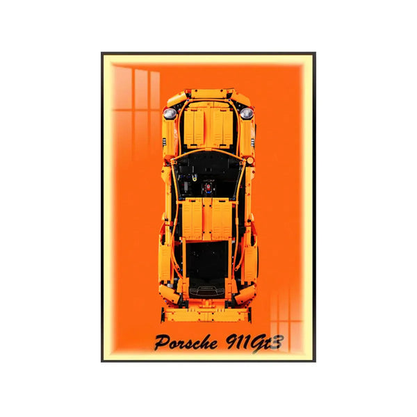 Premium Wall Mount Display Frame for LEGO® Technic™ Porsche 911 GT3 RS 42056
