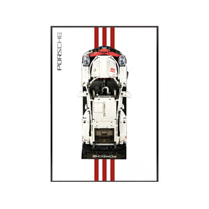 Premium Wall Mount Display Frame for LEGO® Technic™ Porsche 911 RSR s