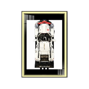 Premium Wall Mount Display Frame for LEGO® Technic™ Porsche 911 RSR s