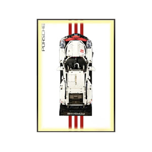 Premium Wall Mount Display Frame for LEGO® Technic™ Porsche 911 RSR s
