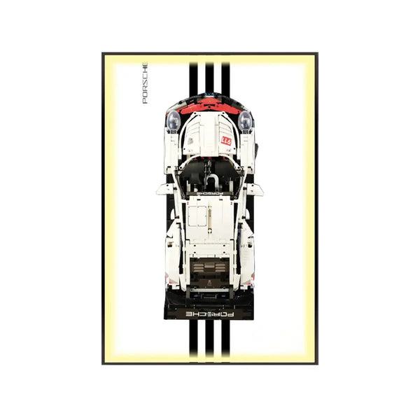 Premium Wall Mount Display Frame for LEGO® Technic™ Porsche 911 RSR s