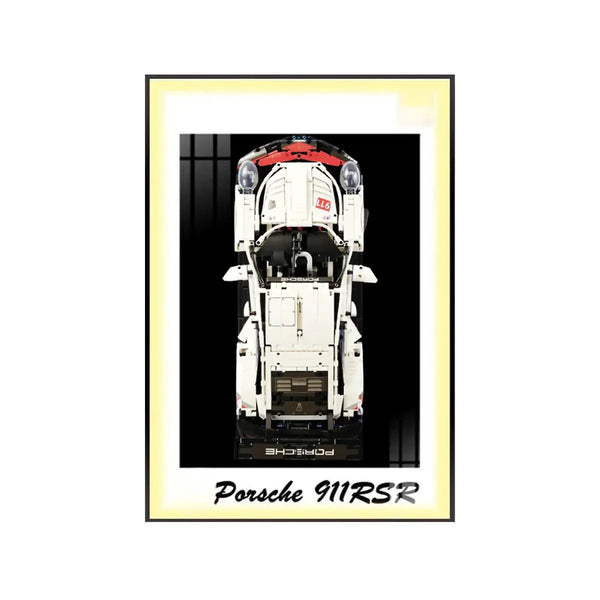 Premium Wall Mount Display Frame for LEGO® Technic™ Porsche 911 RSR s