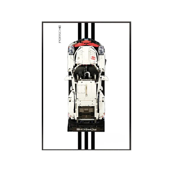 Premium Wall Mount Display Frame for LEGO® Technic™ Porsche 911 RSR s