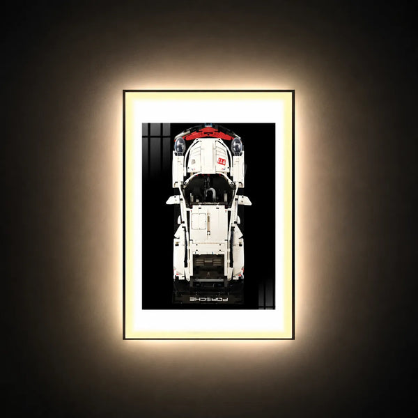 Premium Wall Mount Display Frame for LEGO® Technic™ Porsche 911 RSR s