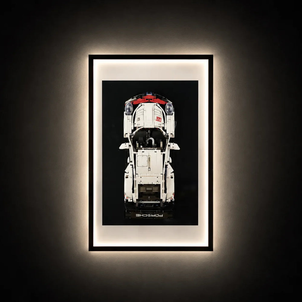 Premium Wall Mount Display Frame for LEGO® Technic™ Porsche 911 RSR s
