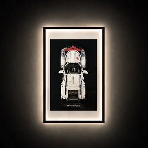 Premium Wall Mount Display Frame for LEGO® Technic™ Porsche 911 RSR s