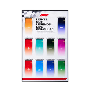 Speed Champions F1 LEGO® Car Collector Wall Display - brickzonehub