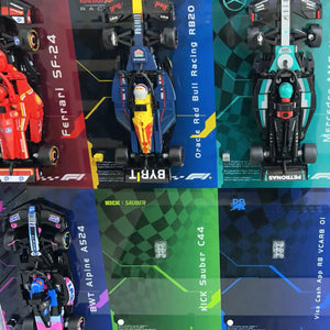 Acrylic Display Case for LEGO® Speed Champions F1 Cars (2x5 Grid)