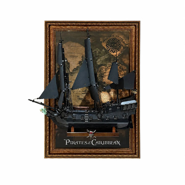 Wall Display Frame for LEGO® Icons Captain Jack Sparrow’s Pirate Ship 10365