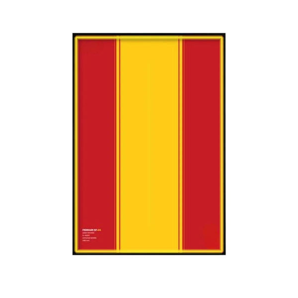 Wall Display Frame Compatible with LEGO® Ferrari F1 SF - 24 42207 Style G - brickzonehub