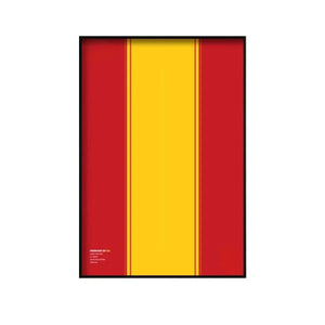 Wall Display Frame Compatible with LEGO® Ferrari F1 SF - 24 42207 Style G - brickzonehub