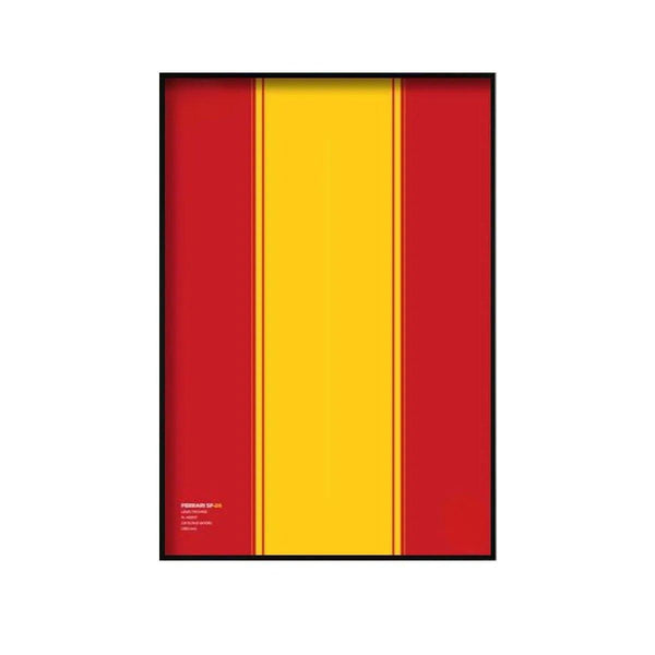 Wall Display Frame Compatible with LEGO® Ferrari F1 SF - 24 42207 Style G - brickzonehub