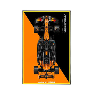 Wall Display Frame Compatible with LEGO® McLaren MCL39 F1® Car 42228 | Style F